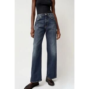 NWT 6397 Wide Jeans Blue Light Worn 27